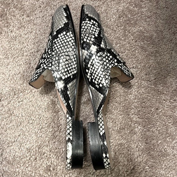JCREW Academy Loafer Mule in Snake Printed Leather - Picture 6 of 8